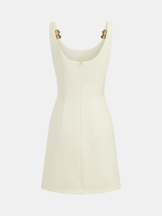 Ring Detail Strappy Bodycon Mini Dress