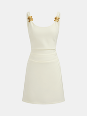 Ring Detail Strappy Bodycon Mini Dress