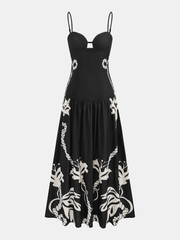 Printed Cami Maxi Dress