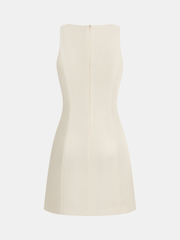 Starfish Detail Floral Print Sleeveless Mini Dress