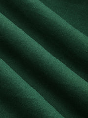 Linen Blend Sleeveless Cut-Out Midi Dress