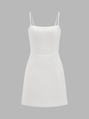 Cape Overlay Cami Mini Dress Two Piece Set