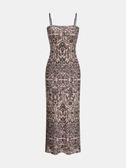 Printed Cami Maxi Dress