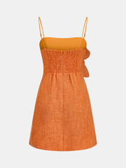3D Floral Applique Cami Mini Dress