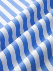 Embroidery Striped Cami Midi Dress