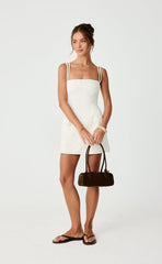 Boone Mini Dress (Oat)