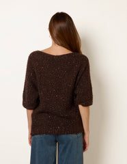 Sequin Feather Jumper