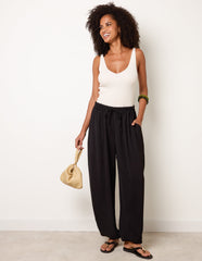 Harem Drawstring Waist Balloon Trousers