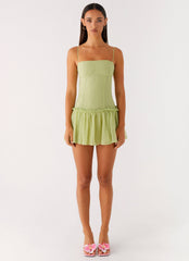 Bambini Mini Dress - Green