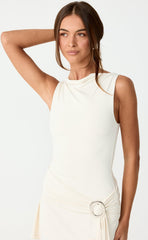 Non Stop Mini Dress (Oat)