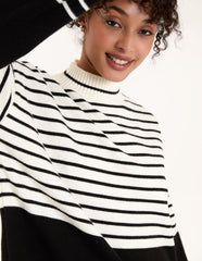 Mixed Stripe Round Neck Jumper