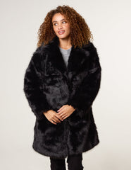 Faux Fur Long Coat