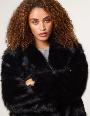 Faux Fur Long Coat