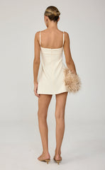 Charmed Mini Dress (Cream)