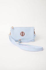 Detailed Zip Up Purse With Detachable Strap