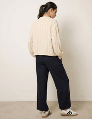 Ruffle Detailed Sleeve Top