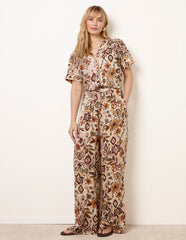 Paisley Print Trousers